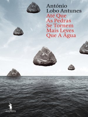 cover image of Até Que as Pedras se Tornem Mais Leves Que a Água